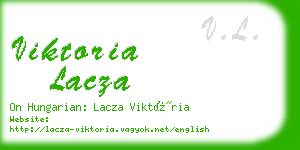 viktoria lacza business card
